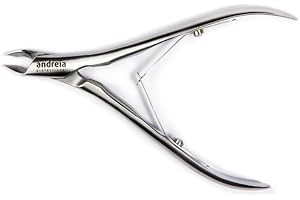 Andreia Professional Nails Cuticle Nipper - Stainless Steel 4 mm - Nail Clippers to Remove Dead Skin - Durable Nail Care Pedicure Manicure Tools with Sharp and Smooth Cut