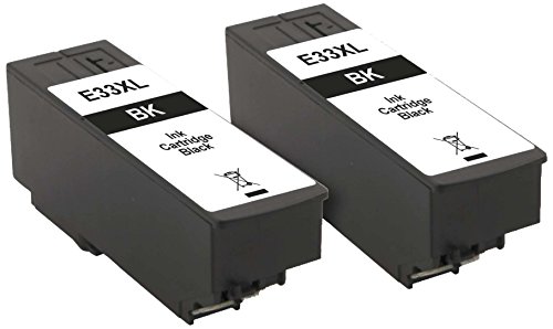 Peach Doppelpack Tintenpatronen XL schwarz kompatibel zu Epson No. 33XL, T3351