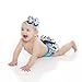juDanzy Satin baby ruffle bloomers Diaper Covers in a Variety of colors & sizes (0-6 Months, Turquoise Damask) Color: Turquoise Damask Size: 0-6 Months