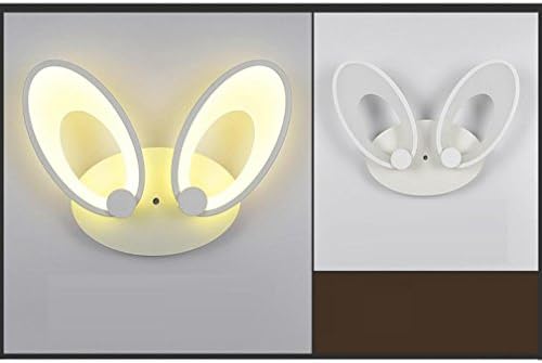 BD-Simple Creative Acrylic Wall Corridor Led Wall Lamp Bedside Lamp Bedroom Warm Personality Aisle Lights , rabbit ears