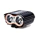 Produktbild 98g Super Bright -Bike Lights USB wiederaufladbare LED Fahrrad Licht Set SHHE 4 Modi Front Bike Light 1200LM IP67 Wasserdichte Radfahren Scheinwerfer mit freiem Rücklicht