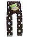 Baby and Toddler Wooly leggings by Dotty Fish boys Brown Dotty Frog - 95cm/24+ months