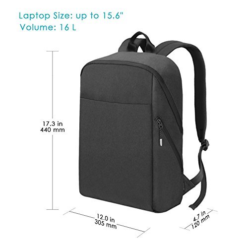 REYLEO Rucksack Herren Und Damen 15 6 Zoll Laptop Tasche Leichtgewichtiger Business Backpack Mit Viel Stauraum F  r Uni Reise Und Arbeit Wasserdicht D