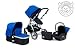 Black & Blue Carrera Sport 3-in-1 Baby Travel System/Pushchair/Pram/Buggy/Stroller