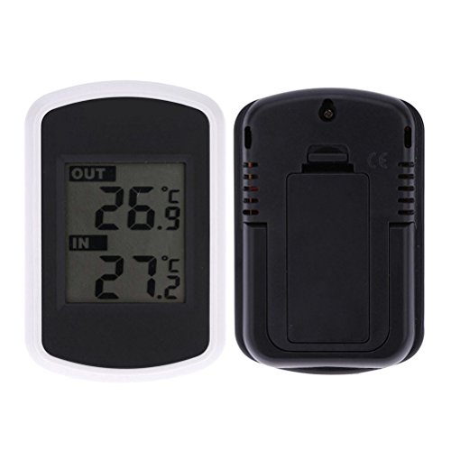 WINOMO LCD Digital Funk Thermometer Für Den Innen Außen temperaturmessung Hygrometer - 6