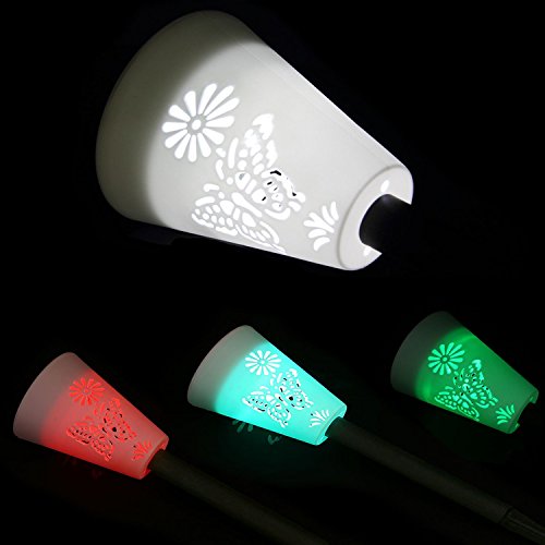 OxyLED SL05 Solar Garten Licht, hollowed butterfly pattern,hohl Schmetterling Muster, 3-pack - 3