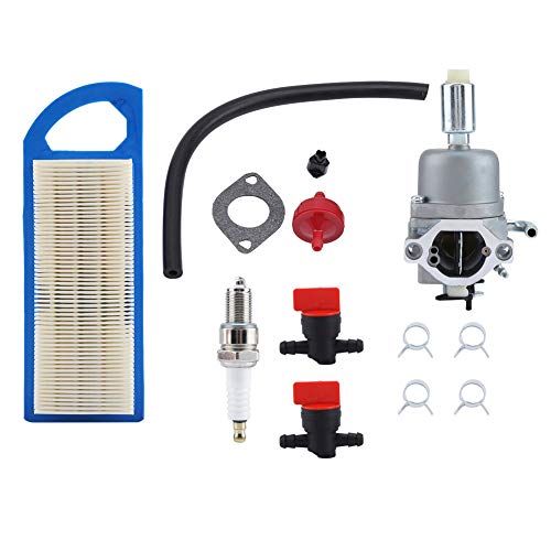 Lecxin Filtro de Aire del carburador del carburador para Briggs Stratton 594593 591731 796109 14.5 - Piezas de la segadora de césped 21HP