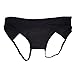 Produktbild NUOLUX Frauen Sexy Spitzen Offene Butt rückenfreie Höschen Höschen Dessous Unterwäsche (Schwarz)