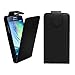 Price comparison product image SAMSUNG GALAXY A5 BLACK PLAIN PU LEATHER FLIP CASE COVER AND FREE SCREEN PROTECTOR FROM GADGET BOXX
