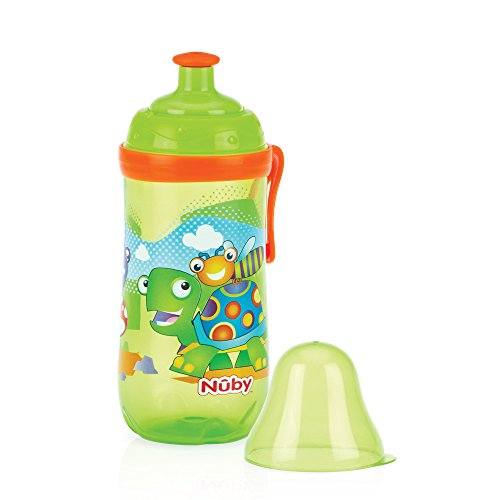 Nuby Borraccia Pop Up Sipper 360 Ml - Verde