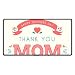 Produktbild hanbaozhou Fußmatten Large Mouse Pad Happy Mothers Day Computer Mouse Mat (29.5x15.7x0.1IN,75x40CM)