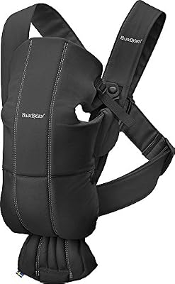 BabyBjörn BABYBJÖRN Porte-bébé Mini (Noir, Cotton)