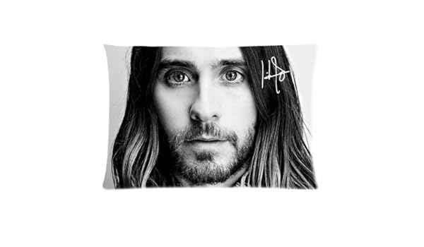 Black And White Jared Leto Custom Pillowcase Cover Standard Size