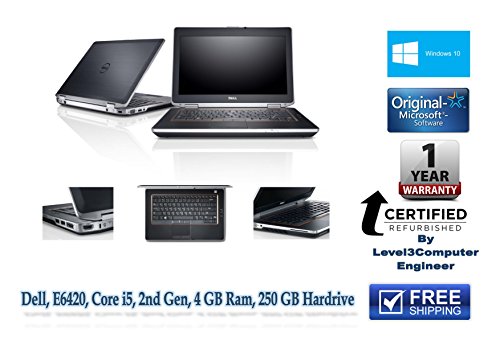 Professionally Refurbished Cheap Dell Latitude E6420 window 10 Laptop, with one Year Warranty (RTB) By Level3Computer