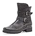 Produktbild Gabor Damen Biker Boots 92.093,Frauen Stiefel,Stiefelette,Halbstiefel,Bikerstiefelette,Bootie,Hoch,Blockabsatz 2.5cm,Einlegesohle,G Weite (Normal),Schwarz (Mel.),UK 6