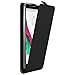 Produktbild EAZY CASE LG K7 Hülle Flip Cover zum Aufklappen, Handyhülle aufklappbar, Schutzhülle, Flipcover, Flipcase, Flipstyle Case vertikal klappbar, aus Kunstleder, Schwarz