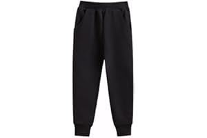 MIXLAC Boys Jog Pants Kids School PE Joggers Sports Trousers Girls Activewear Tracksuit Bottoms Sweatpants
