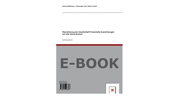 überalterung Der Gesellschaft Finanzielle Auswirkungen Auf - 