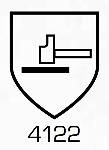 Profi Arbeitshandschuhe Hansatec 360, Handschuhe Rindleder grau, Lederhandschuhe Größe 10, CE zertifiziert - 2