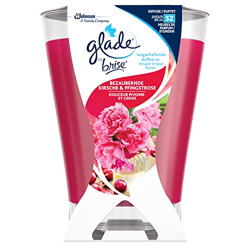 Glade by Brise Lot de 2 bougies parfumées senteur cerises et pivoines 2 x 224 g