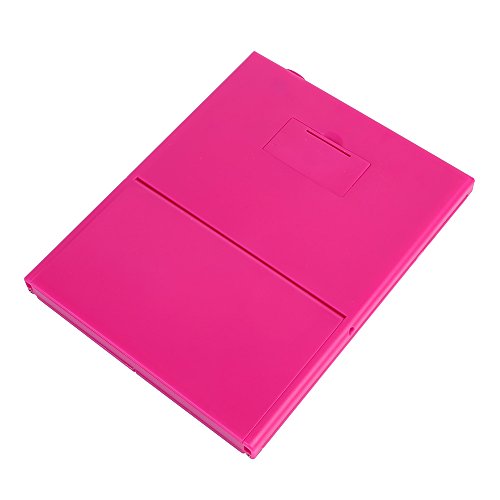 Hommii Faltbarer beleuchteter Schminkspiegel, Trifold Kosmetikspiegel Standspiegel Make Up Spiegel Klappspiegel mit 8-LEDs für die Reise oder das Bad (Batterie im Lieferumfang enthalten) - 9