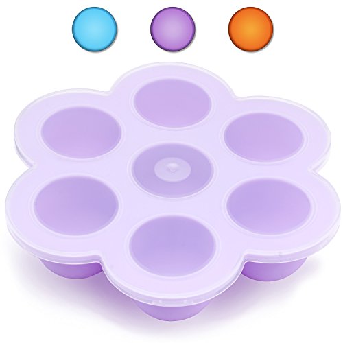 Belmalia Gefrier-Behälter Gefrier-Form zum Einfrieren von Babynahrung, multifunktional Lila