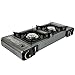Produktbild Asab Doppel Camping Herd Tragbarer Butan Gasherd Outdoor Camping Camp Bistro Dual 2 Kochfeld Brenner BBQ Herd – Doppel Brenner