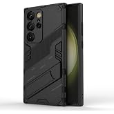 Microcase Samsung S24 Ultra Matrix Serisi Armor Standlı Perfect Koruma Kılıf - Siyah Al3416
