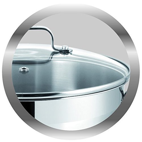 Tefal E85712 Jamie Oliver Topfset 8-teilig, Induktionsgeeignet (Kochtöpfe mit Deckel Ø 20 und 24 cm, Bratentopf Ø 20 mit Deckel, Kasserolle mit Deckel Ø 16 cm) - 5