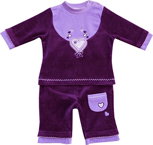 Schnizler Baby Girls' Tracksuit Purple Violett (original 900) 0-3 Months
