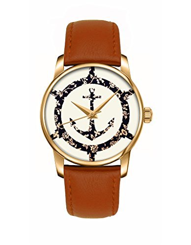OOFIT-Uhren Damen-uhren braunes leder Armbanduhr, Analog Quarz Uhren OOFIT-Uhren Damen-uhren braunes leder Armbanduhr, Analog Quarz Uhren