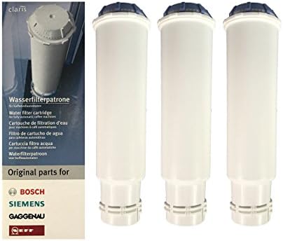 Filtre Claris 461732 original - Équivalent Claris F088 - Cafetière Bosch, Siemens, Gaggenau (lot de 3)