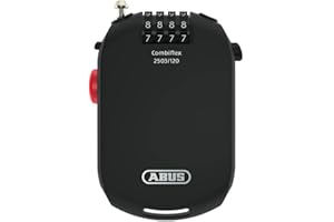 Lucchetto speciale ABUS Combiflex 2503/120 - Adatto come lucchetto per bagagli, lucchetto per sci, lucchetto per caschi - con codice a combinazione