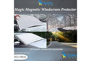 Starmo Windscreen Cover Magnetic Car Windshield Protect from Sun, Ice, Frost & Snow All Weather Shield Screen Cover