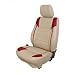 Khushal Leatherite Car Seat Cover for Hyundai i 10 KS048HI10 Beige/Red with free Steering Cover RS.2900.00