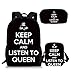 Produktbild TREES Schulrucksack Queen Band Bohemian Rhapsody/Selbstmordkommando Harley Quinn Selbstmordkommando Drucken School Pen Umhängetasche Wärmeisolierte Lunch-Tasche,e