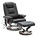 Produktbild Elektrisch Massage Sessel mit Hocker Relaxsessel Fernsehsessel Polstersessel 360 Grad drehbar, Relax Sessel Drehsessel Massagesessel Stuhl
