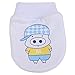 Hengsong Cute Animal Infant Scratch Mittens Newborn Warmer Gloves Soft Finger Protector (Blue)