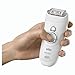 Braun Silk Epil 7 7-561 Women's Wet and Dry Cordless Epilator Electric Hair Removal with 6 Extra Attachments and Free Bikini Trimmer