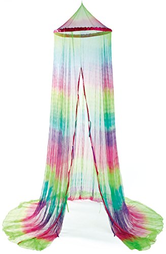 Mosquito Nets 4 U ® Rainbow Bed Canopy suitable for Double, Kingsize , Queensize Bed