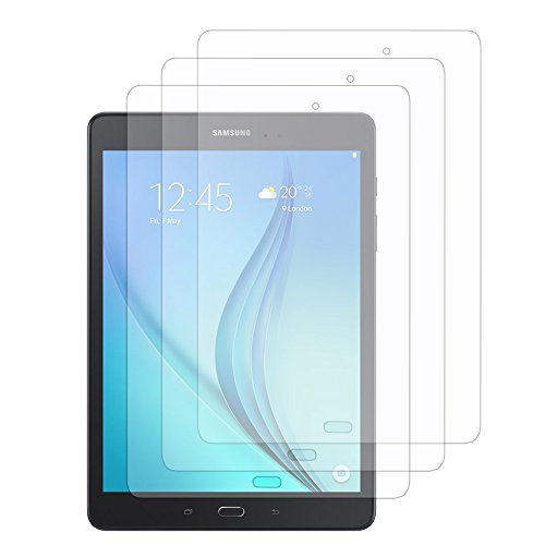 vcomp® Samsung Galaxy Tab A 9,7 SM-T555/Tab A & S Pen P550 in: Set/Pack 3 x Display Schutzfolie Clear Transparent