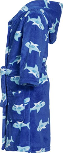 Playshoes Jungen Fleece-Bademantel Hai - 3