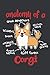 Produktbild Notebook: Anatomy of a Corgi Cute & Funny Dog Paws Lover Journal & Doodle Diary; 120 White Paper Numbered Plain Pages for Writing and Drawing - 6x9 in.