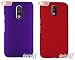 For Motorola Moto G 4th Gen Plus [COMBO OFFER]: Unistuff™ Matte Finish Hard Shell Ultra Thin Bumper Back Case Cover for Motorola Moto G 4th Gen / Moto G4 / Moto G Plus, 4th Gen / Moto G4 Plus (Purple, Red) RS.299.00