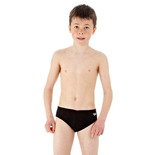 Speedo End+ 6.5CM BRF JM, Costume Taglio Slip Bambino, Nero (Black), 13-14 Anni