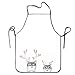 Produktbild tgyew 2019 Apron Personalized Aprons White Taby Cats Adult Adjustable Durable String Apron