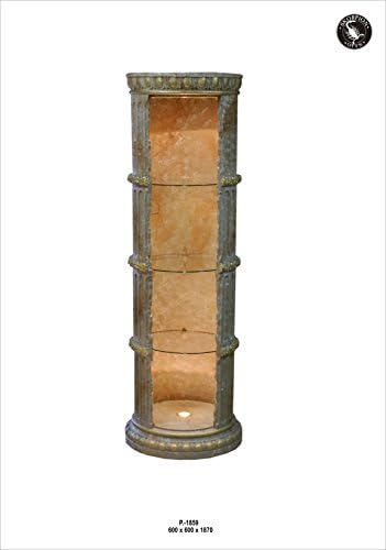 Renaissance Medieval Renaissance Night Stand Bedside Table Side Table Bedside Cabinet Louis Seize; Colour: White with Gold BREITE63XTIEFE43XHÖHE76 CM