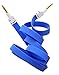Produktbild Outstanding Value Blau 3.5mm Stereo Stecker auf Stecker AUX Wohnung Kein Tangle Noodle Kabel für Aiphone 6/6 + 5/5 s, 5C Ipod Samsung S5, S4, S3, Alle Genreations Mp3 Mp4 Player Sony Creative Samsung, HTC, Motorla, Alle Laptop PC und ard 3.5mm Klinkenstecker