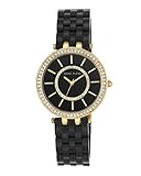 Anne Klein Damen Analog Klassisch Quarz Uhr mit Plastik Armband AK/N2620BKGB