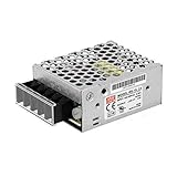 TRANSFORMADOR: Producto Original de MeanWell, RS-15-24 15W 24V, vendido y distribuido por KingLed. Uso profesional en interior. Es muy compacto y resistente gracias al revestimiento en metal.